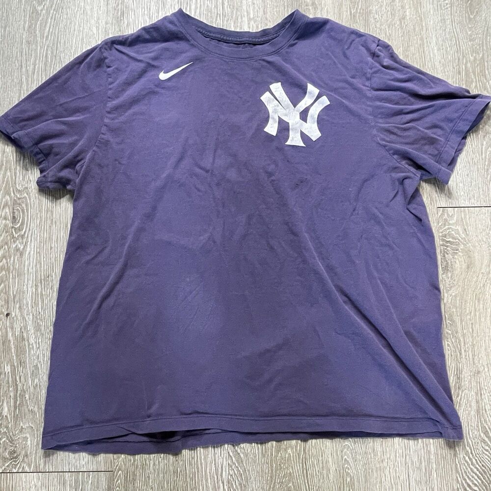The Nike Tee New York Yankees Shirt Mens XXL Blue Crew Neck MLB